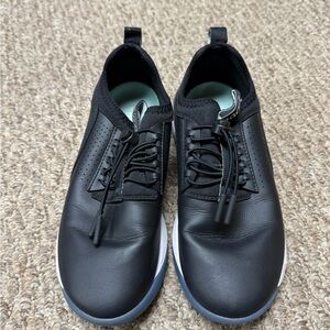 Sleek Black Women's Athletic Shoes